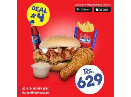 Karachi Fried House Tasty Deal 4 For Rs.629/-